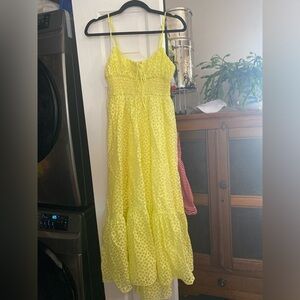 Urban outfitters yellow floral dress